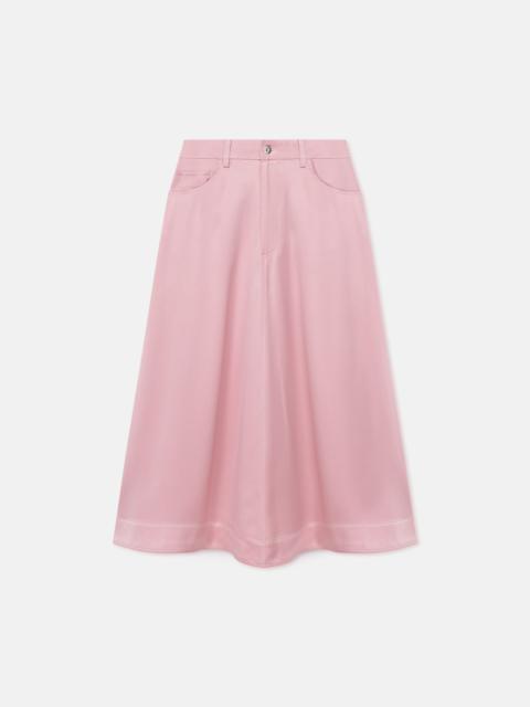 Nanushka Slip Satin Midi Skirt