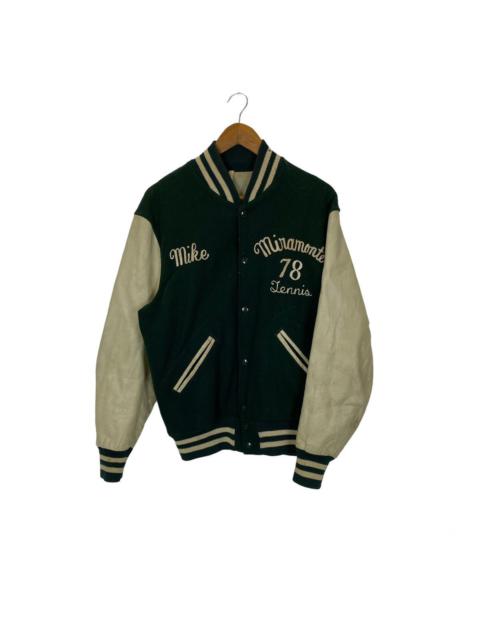 Other Designers Vintage Lasley Knitting Co wool varsity jacket size 42