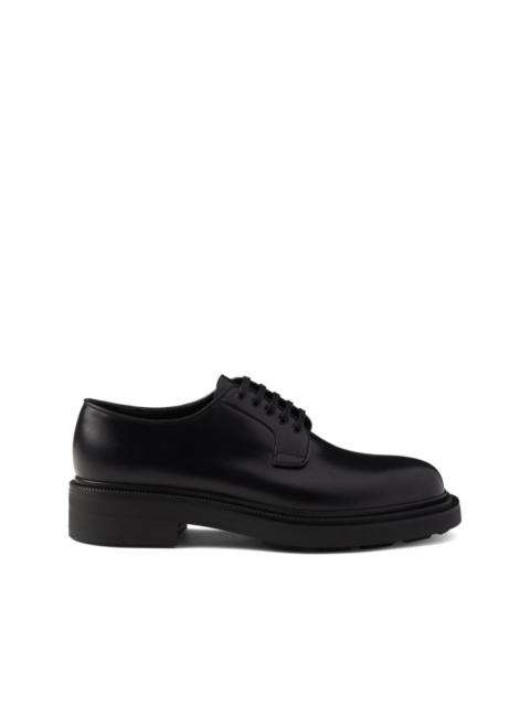 Prada brushed leather shoes