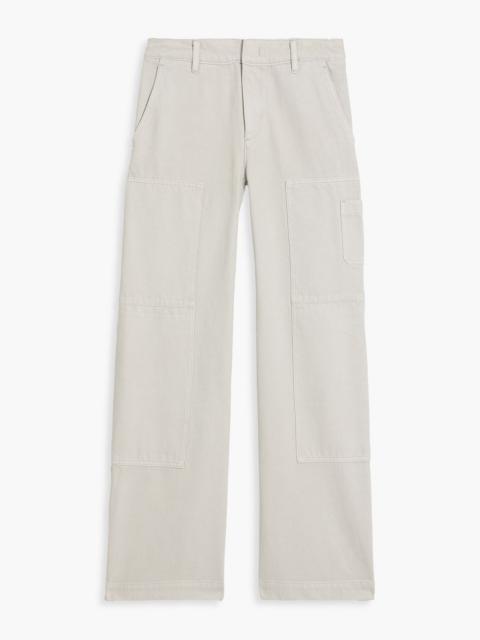 Other Designers High-rise wide-leg cargo jeans