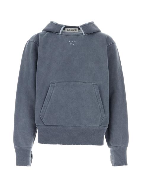 Our Legacy Air force blue cotton sweatshirt