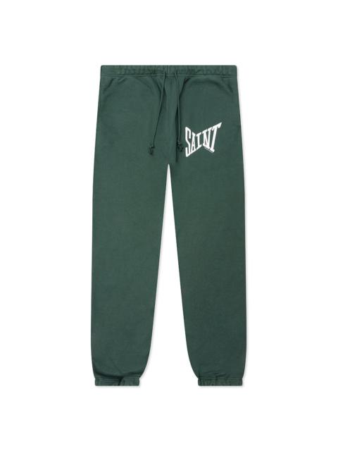SAINT M×××××× RIBON SAINT SWEAT PANT - GREEN