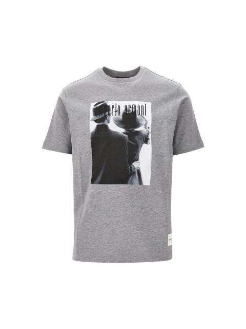 EMPORIO ARMANI ICON PHOTOGRAPHIC PRINT T-SHIRT