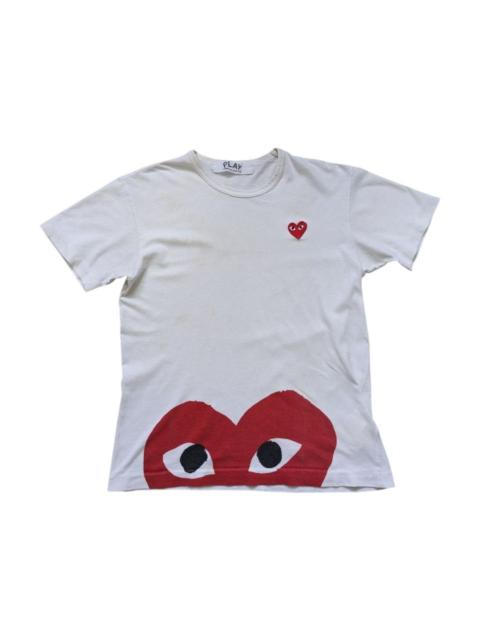 Comme Des Garçons COMME des GARÇONS PLAY Peek A Boo Heart Tee