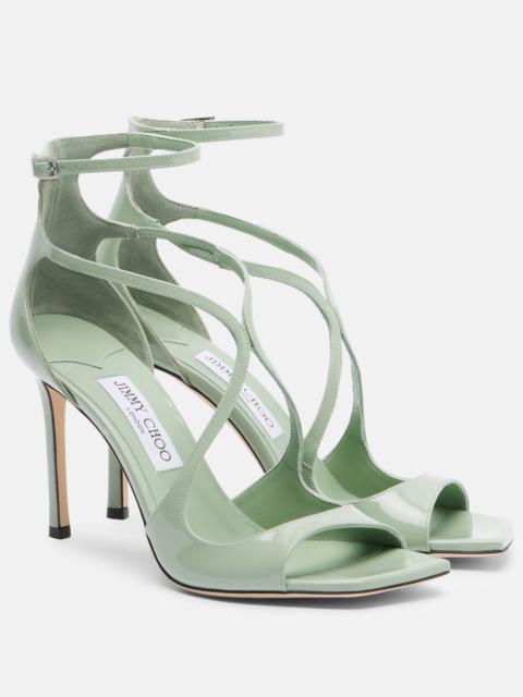 JIMMY CHOO Azia patent leather sandals