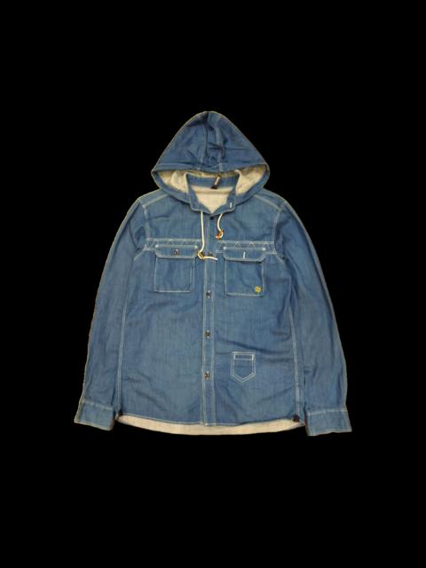 Other Designers Japanese Brand - Rare🔥Silas Japan Hoodie Denim Shirt