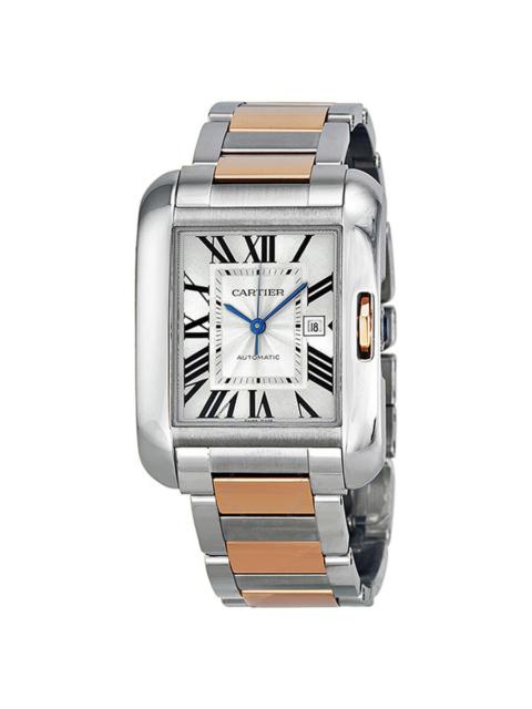 Cartier Cartier Tank Anglaise Large Automatic Rose Gold and Steel Ladies Watch W5310037