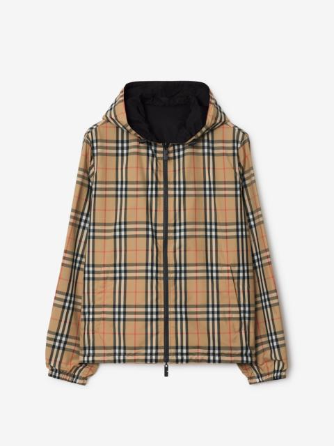 Burberry Reversible Check Hooded Jacket