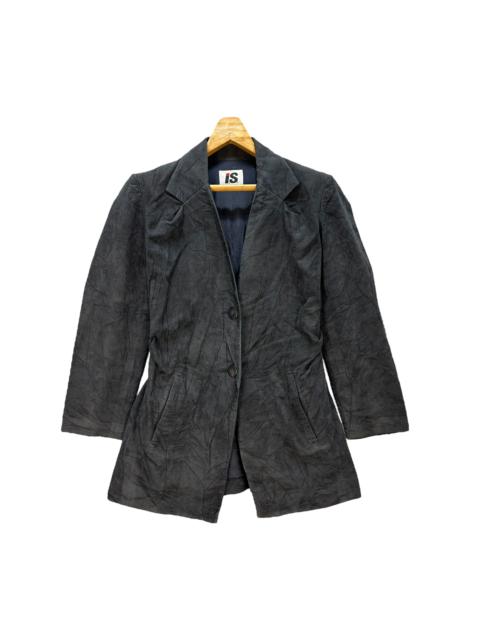 ISSEY MIYAKE 80's Issey Miyake IS Iconic Label Blazer Jacket #A1-0019