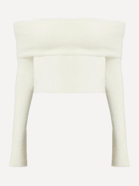 Rick Owens Long-Sleeve Cowl Knit Top