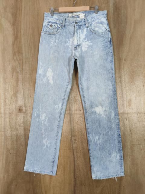 Other Designers Vintage - VINTAGE GAP STRAIGHT FIT ACID WASH BLUE JEANS PANTS