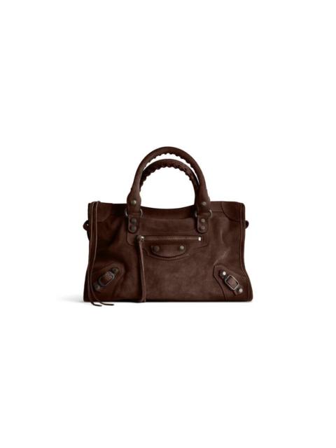 BALENCIAGA Women's Le City Bag Small in Light Espresso