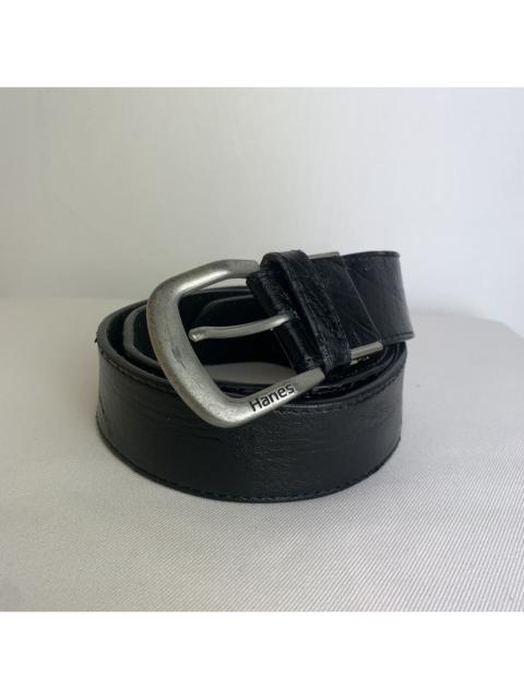 Other Designers Hanes black casual pvc like leather belt