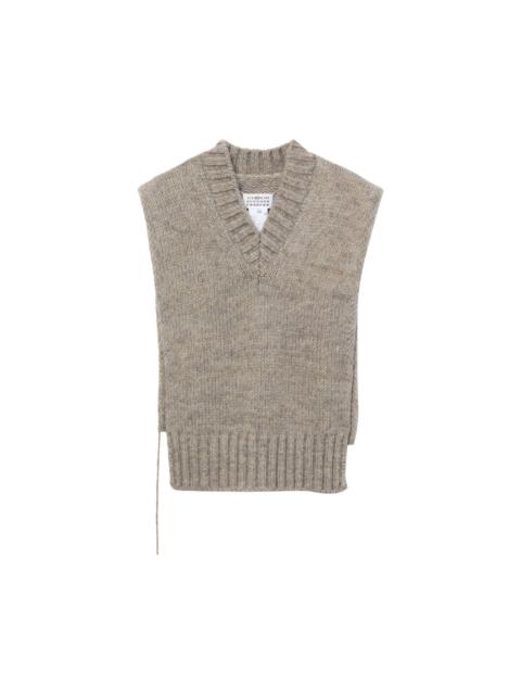 Maison Margiela Botanical Dye Knit Vest 'Light Brown'