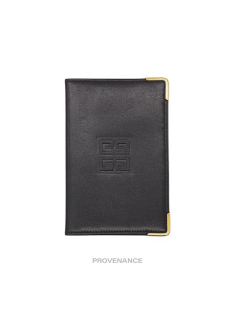 Givenchy Givenchy 4G Logo Pocket Organizer Wallet - Black Leather