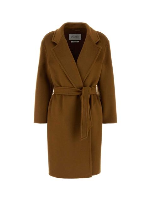 Max Mara Max Mara Women Brown Cashmere Melinda Coat