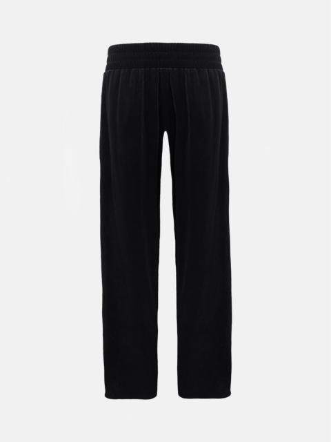 POSTER GIRL S*X TAPE TRACKSUIT BOTTOMS VELOUR BLACK