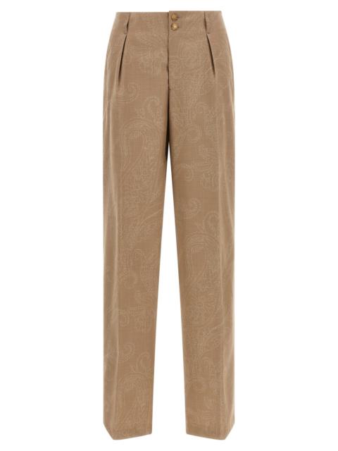 Etro Etro Women Paisley Jacquard Pants