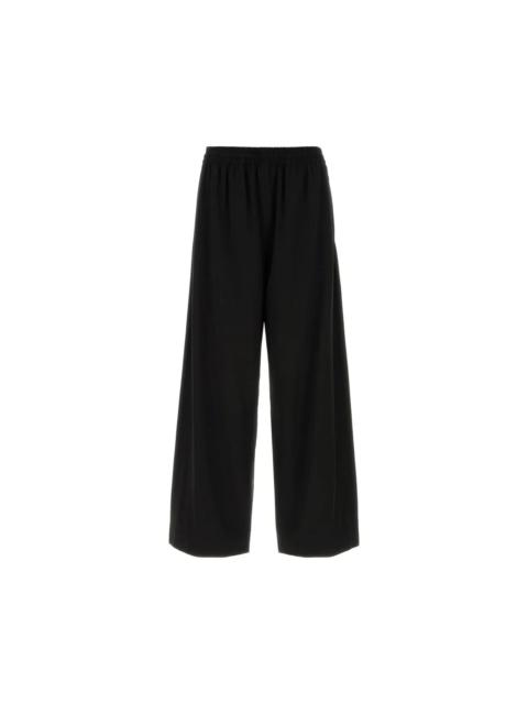 GUCCI GUCCI Black Twill Wide Leg Wool Pants New & Authentic (Men's