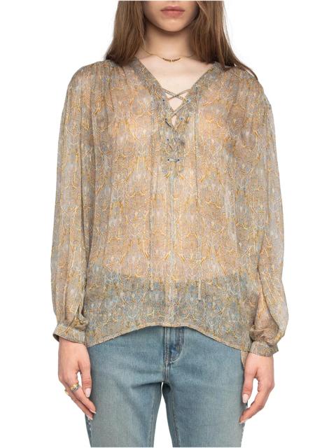 Zadig & Voltaire Tamela Mousseline Paisley Blouse
