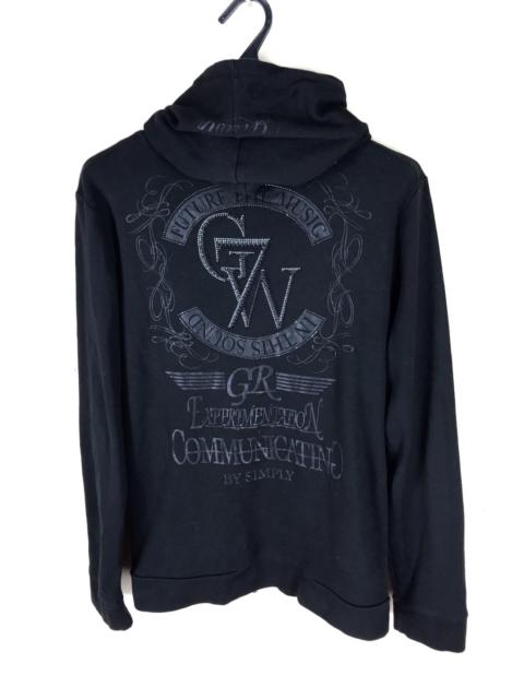 Other Designers Japanese Brand - GROWTH BY IN THE ATTIC BIG LOGO SWEATER ZIP UP HOODIE