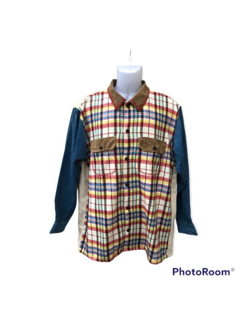 Other Designers Flannel × Japanese Brand - Miki House Flannel Shirts Button Up