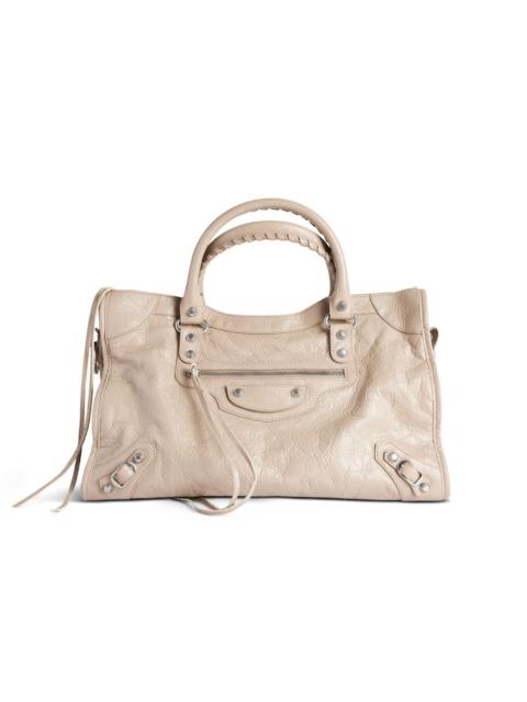 BALENCIAGA Women's Le City Medium Bag  in Beige