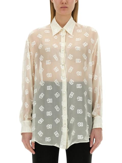 Dolce & Gabbana Dolce & Gabbana Women Dg Shirt All Over