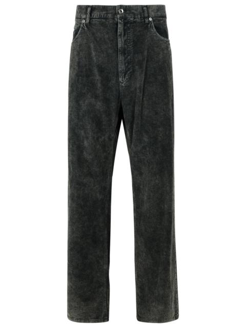 Dolce & Gabbana Black Cotton Trousers Man