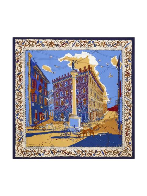 FERRAGAMO Ferragamo Women Palazzo Spini Feroni Print Silk Foulard