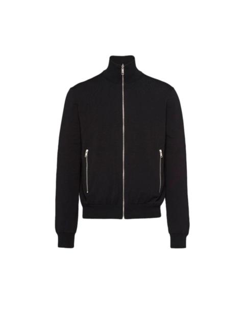 Prada Prada Men Reversible Wool And Re-Nylon Jacket