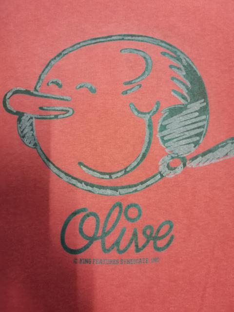 Other Designers Vintage - Vintage Popeye Olive Cartoons Tee Stitches Rare