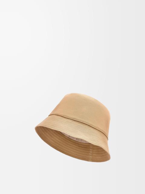 Loewe Bucket hat in canvas and calfskin