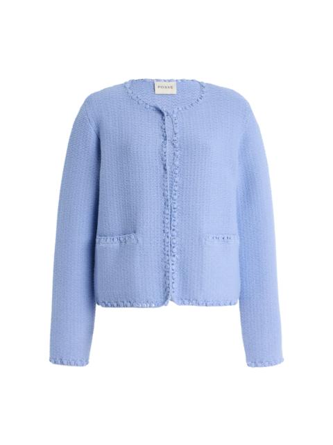 POSSE Exclusive Harlan Knit Jacket blue