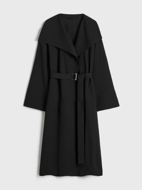 Totême Signature twill coat black