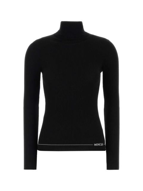 Moncler Moncler Women Black Wool T-Shirt