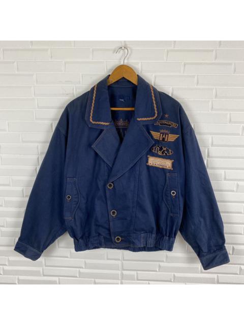 Other Designers VINTAGE HARDY AMIES EMBROIDERED LOGO NICE DESIGN