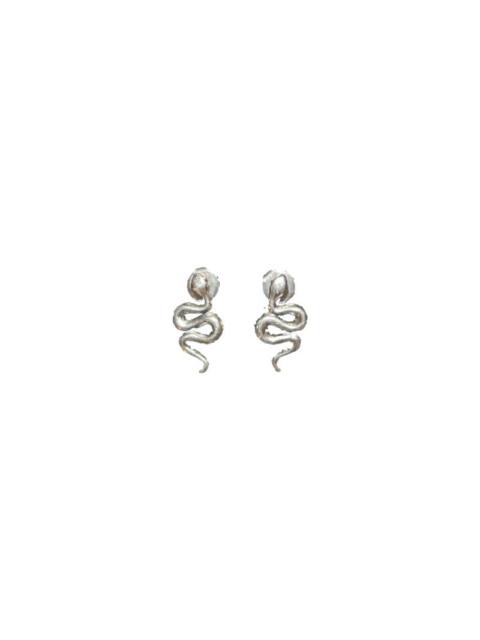 Other Designers Other - Silver snake earrings