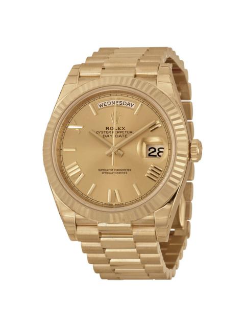 ROLEX Rolex Day-Date 40 Champagne Dial 18K Yellow Gold President Automatic Men's Watch 228238CRSP