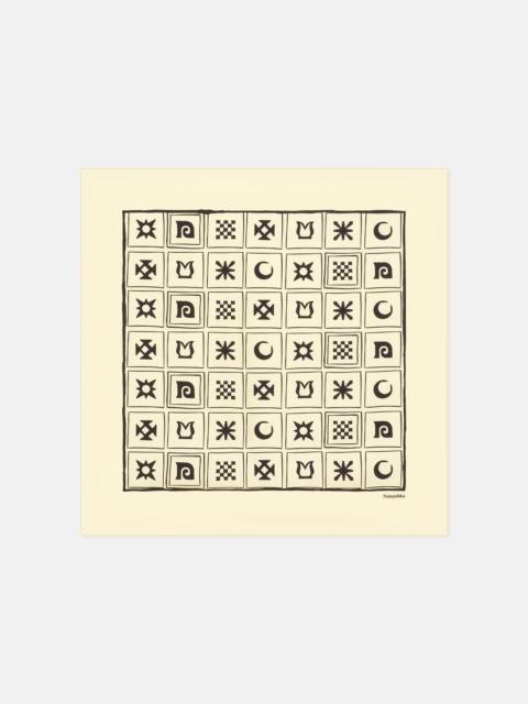 Nanushka Printed Silk Scarf