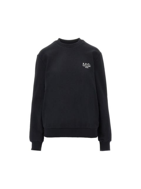 A.P.C. A.P.C. Women Crewneck Sweatshirt With Logo Embroidery
