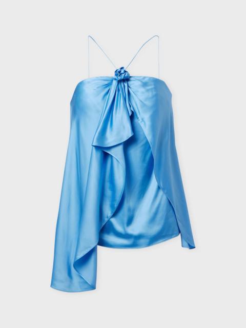 Acne Studios Blouse Halter Satin Blue