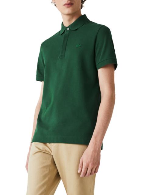 LACOSTE Lacoste Paris Regular Fit Stretch Polo in 132 Green at Nordstrom