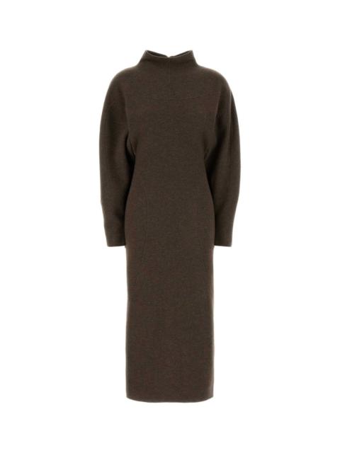 Max Mara Max Mara Women Brown Wool Blend Tenuta Dress