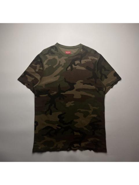 Supreme Supreme SS18 Woodland Camo Waffle Thermal T-shirt
