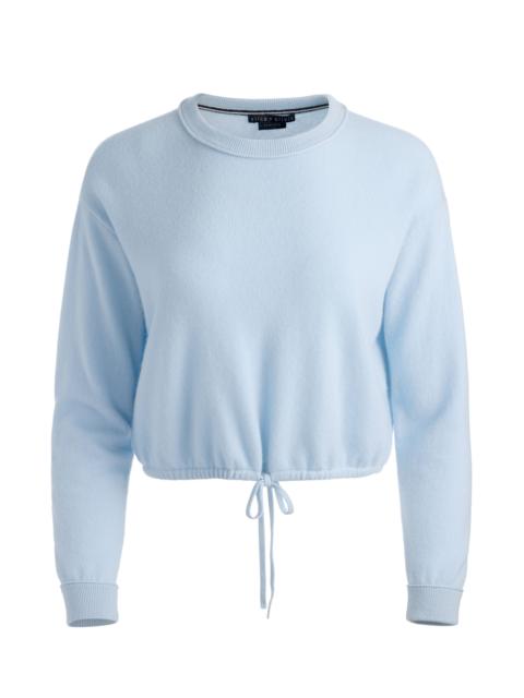 Alice + Olivia BERNETTA CROPPED DRAWSTRING PULLOVER