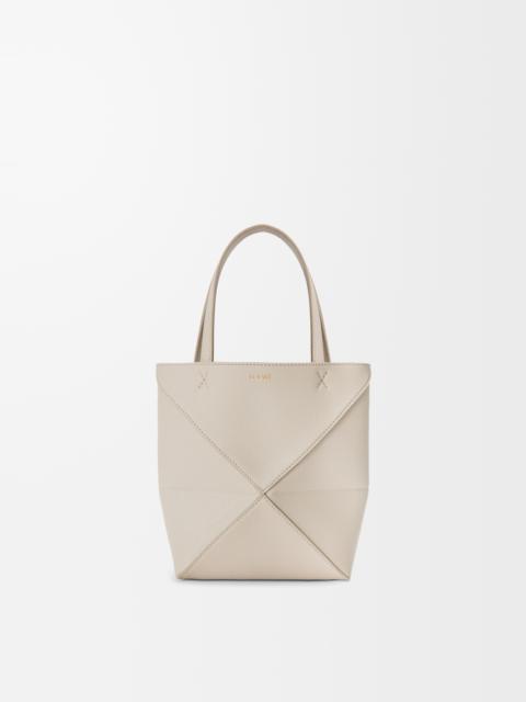 Loewe Mini Puzzle Fold tote in soft grained calfskin
