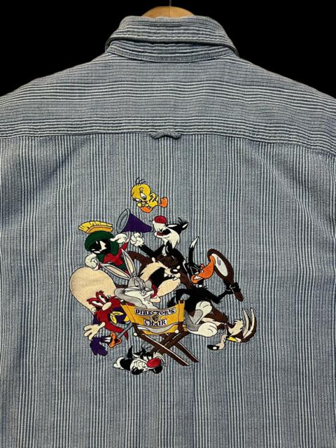 Other Designers Movie - VINTAGE 90s WARNER BROS EMBROIDERED BIG LOGO SHIRTS