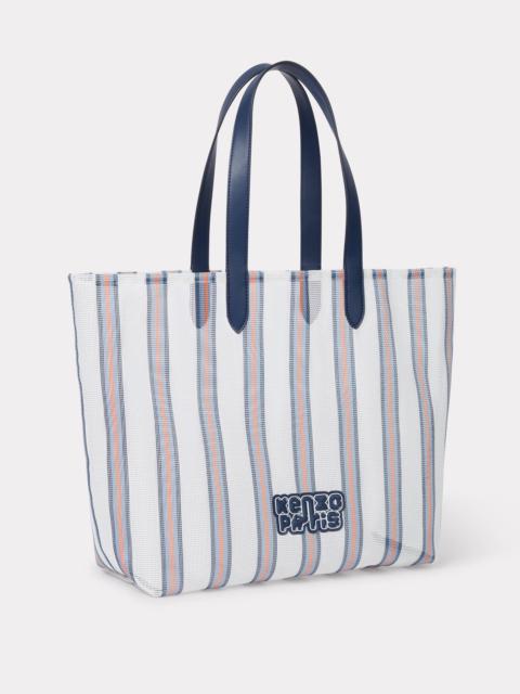 KENZO 'KENZO Coast Lines'  large tote bag in mesh