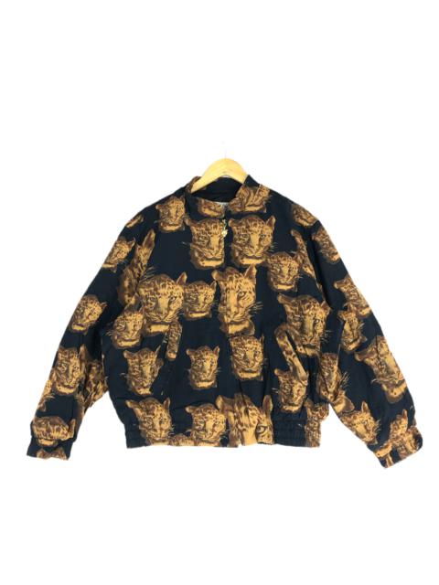 Other Designers Vintage - Vintage 80s 90s Baroque Tiger Printed Bomber Jacket